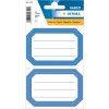 Schooletiketten neutraal blauw kader 82x55 mm