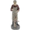 Decoratie Man met Poppetje 6pr2417 veelkleurig 16x14x36 cm Klassiek Romantisch