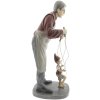 Decoratie Man met Poppetje 6pr2417 veelkleurig 16x14x36 cm Klassiek Romantisch
