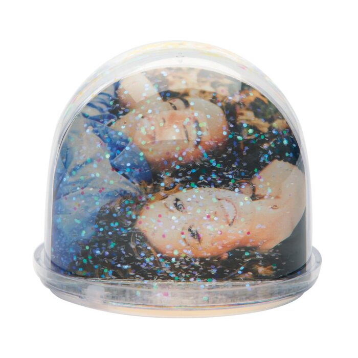 Acryl glitterbol - 90 mm