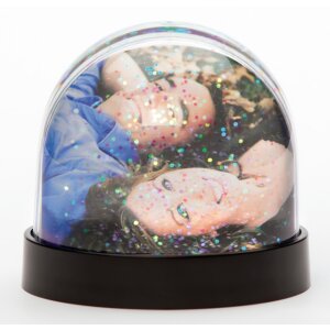 Acryl glitterbol - 90 mm