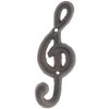 Wandhaak Clef 6y3048 bruin 6x5x17 cm