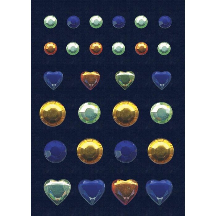 Glam Rocks Jewels gekleurd