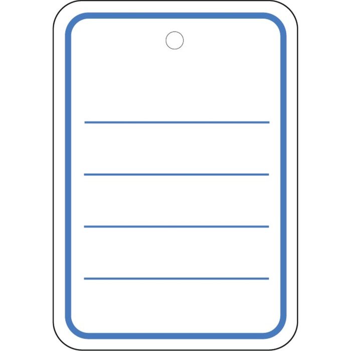 Stukgoedkaartjes 42x60 mm geperforeerd zonder draad 1000 st.