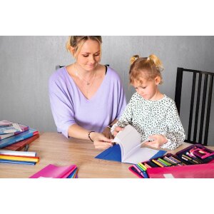 Schriftfolie pp a4 gekaft-grijs