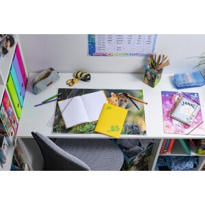 Schriftfolie pp a5 transparant-geel