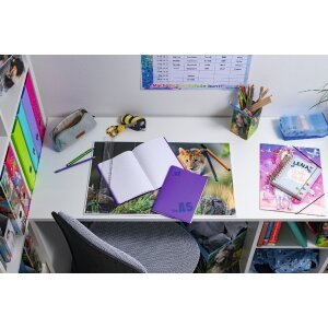 Schriftfolie pp a5 transparant-paars