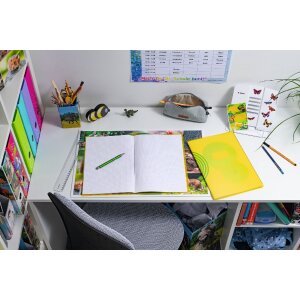 Schriftfolie pp a4 transparant-geel