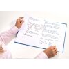 Schriftfolie pp a4 transparant-blauw