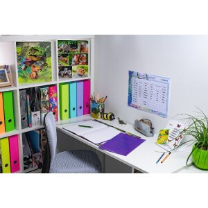 Schriftfolie pp a4 transparant-paars
