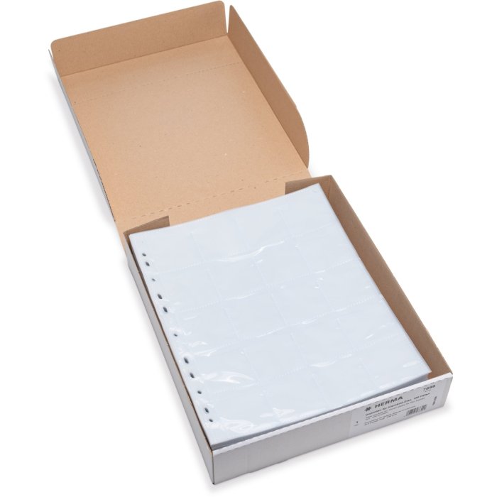 Slide sleeves voor 35mm dias, 100 sleeves