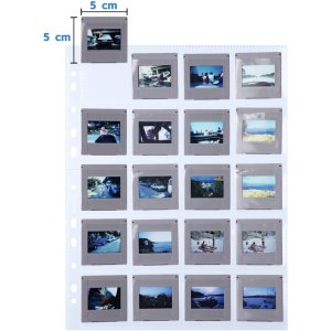 Slide sleeves voor 35mm dias, 100 sleeves