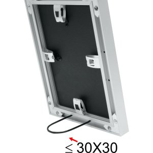 s021d1 Zilverkleurig aluminium lijst 20x25 cm