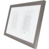 s021d7 Grijs aluminium galerijlijst voor 2 fotos 10x15 cm