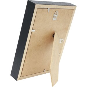 s223k2 Zwarte houten lijst voor het inlijsten van voorwerpen 30x30 cm