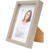 s223k7 Taupe Houten Lijst voor het Inlijsten van Voorwerpen 30x30 cm