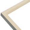 s233h7 Houten lijst in natuurkleur met grijze buitenrand 24x30 cm