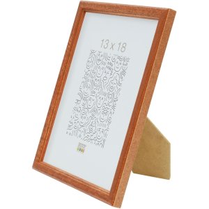 s236h2 Houten lijst in bruin 18x24 cm