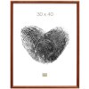 s236h3 Houten lijst in donkerbruin 21x29,7 cm