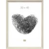 s46ch1 Fotolijst in natuurkleur met witte rand 24x30 cm