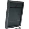 s46df2 Fotolijst in zwart met zilveren rand 10x15 cm