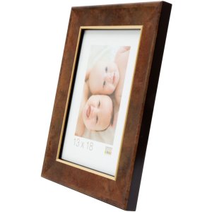 s46ea3 Houten lijst in goudkleur 20x28 cm