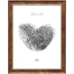 s46ea3 Houten lijst in goudkleur 20x28 cm