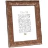 s46hf3 Houten lijst in bruin met gegolfd oppervlak 30x45 cm