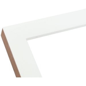 s46jh1 Houten lijst in wit met houtkleurige rand 24x30 cm