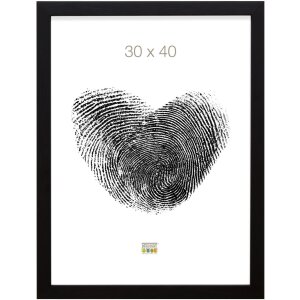 s46jh2 Houten lijst in zwart met houtkleurige rand 10x15 cm