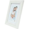 s46kf1 Houten lijst in wit met parelbies 13x18 cm