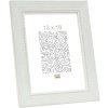 s46kf1 Houten lijst in wit met parelbies 20x30 cm