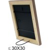 s46kf3 Houten lijst in beige met parelbies 18x24 cm