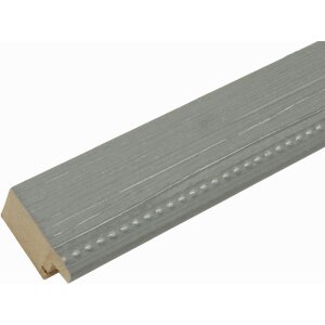 s46kf7 Houten lijst in grijs met parelbies 13x18 cm