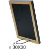 s46mf2 Zwarte houten lijst in verweerde afwerking 13x18 cm