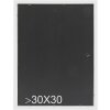 s46mf3 Bruine houten lijst in een verweerde afwerking 30x30 cm