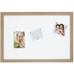s49bh1 Magneetbord in naturelkleurig hout 40x60 cm