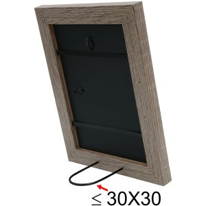 s49bh3 Fotolijst in grijze houten kleur 20x28 cm