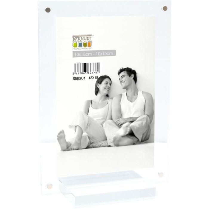 s58sc1 Transparant Magnetisch Lijst met Voet 10x15 cm