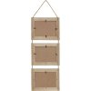 s67tv1 Drijfhout Foto Hanger voor 3 fotos 13x18 cm
