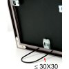 s021d7 Aluminium lijst Deknudt grijs 10x15 cm tot 70x100 cm