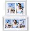 s221h3 Houten galerij wit 2 of 3 fotos 10x15 cm tot 15x20 cm