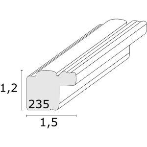 s235f Deknudt Houten lijst tot 20x30 cm