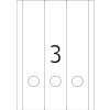 Mapetiketten a4 wit 59x297 mm Movables-verwijderbaar papier mat ondoorzichtig 75 st.