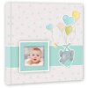 Babyalbum Pierre blauw 24x24 cm
