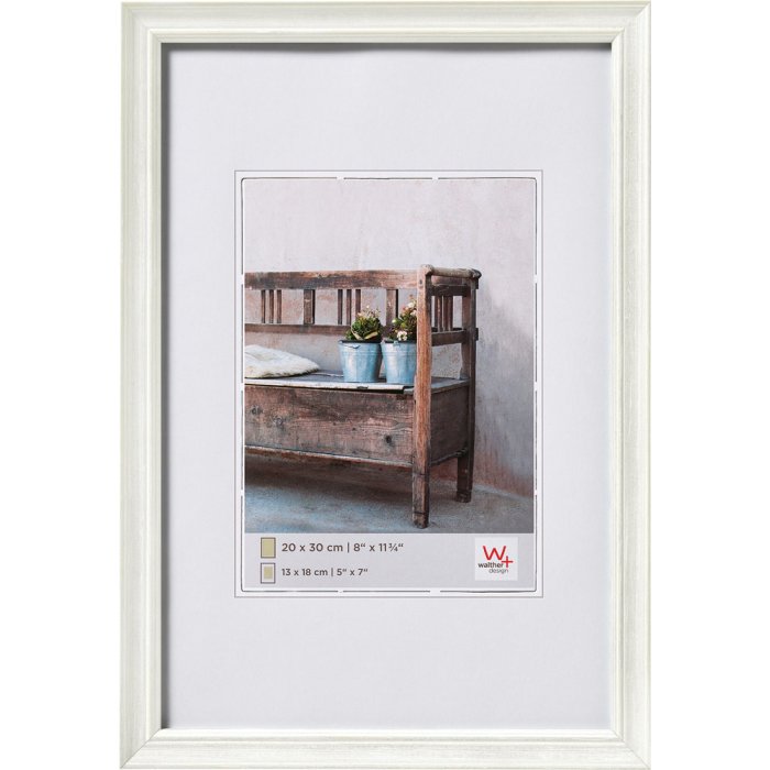 Bankje Houten Lijst 10x15 cm wit