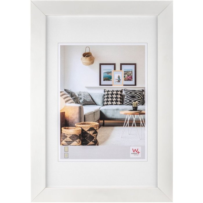 Mooie houten lijst 10x15 cm wit
