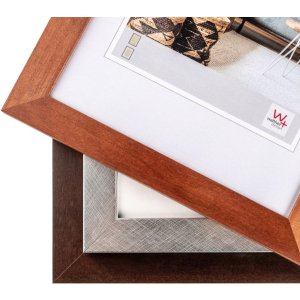 Mooie houten lijst 10x15 cm wit