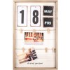 Kalender lijst donker bruin 32x52 cm