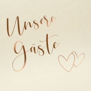 Heartbeat Gastenboek 23x25 cm